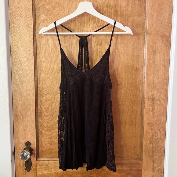 Black Racerback Tunic from Kimchi Blue - Picture 1 of 4
